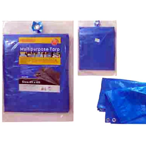 Wholesale 4 x 6 FT Blue Tarp 4 x 6 FT Blue Tarp with Groments